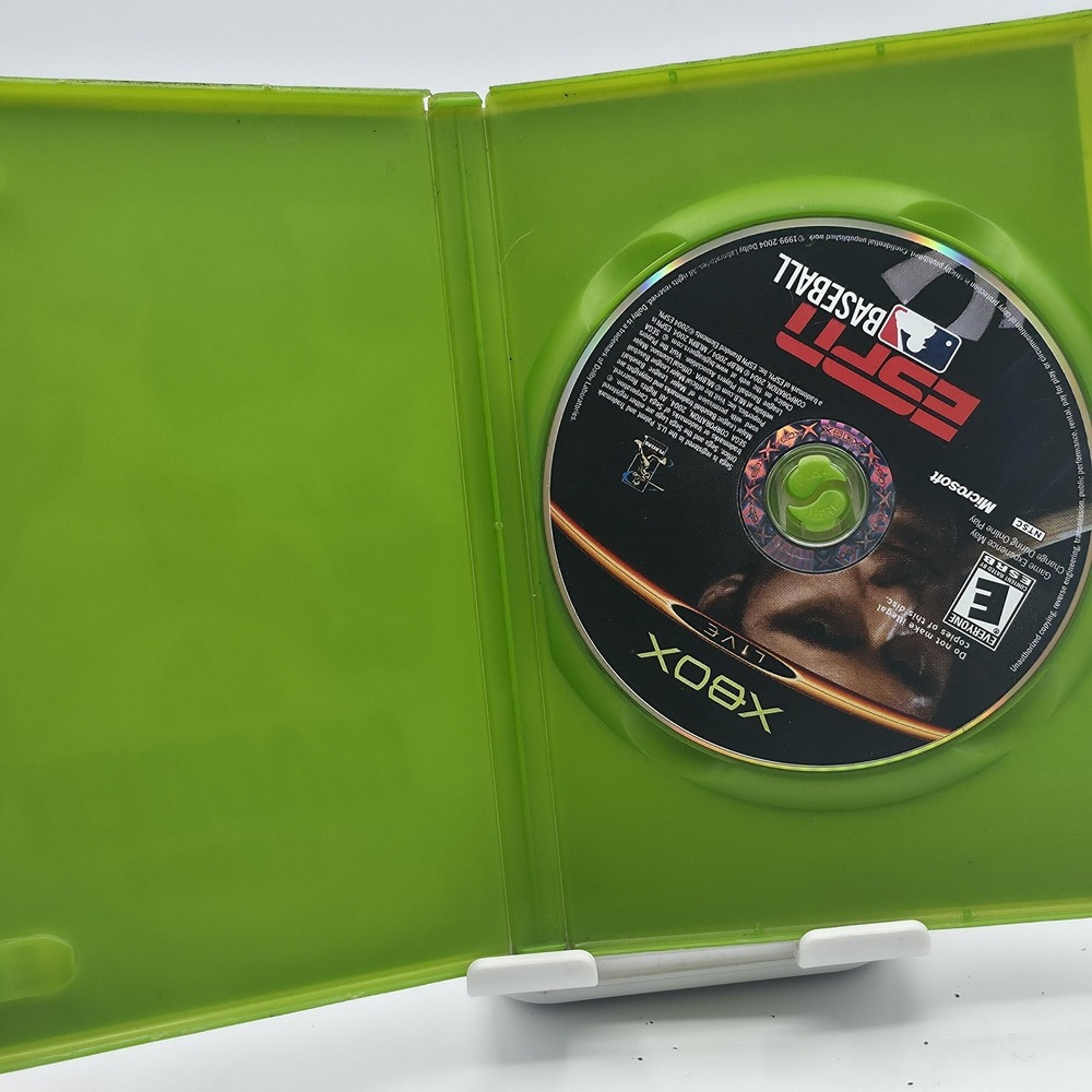 ESPN Baseball Microsoft Xbox Game Disc Only MLB MLBPA NTSC Xbox Live Video Game